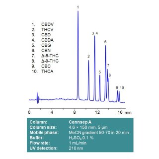 Cannsep A HPLC-Säule 3,2x250mm 5µm 100A