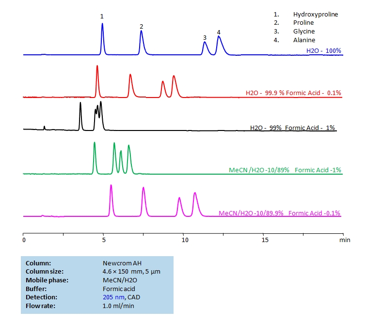 New HPLC Amino Acids Separation Compatible With Carbon Dating Technique Chromatogramm